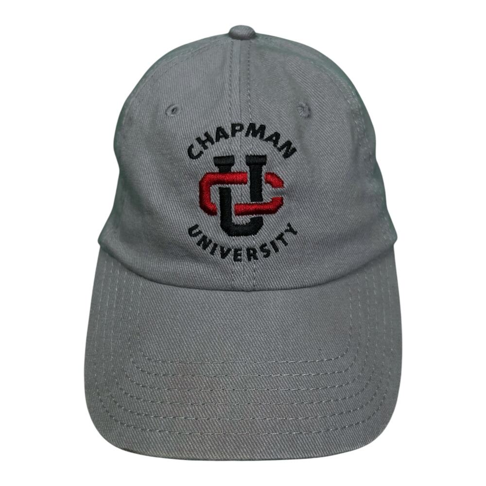 Chapman University Orange, California Gray Logo Strapback Cap Hat